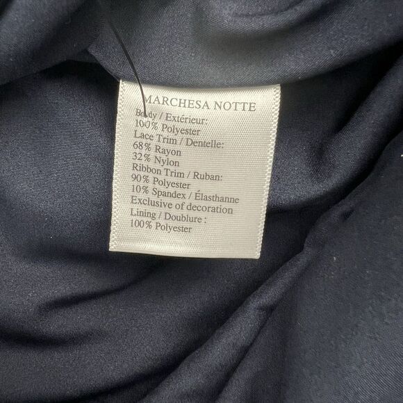 Marchesa Notte Floral Print Knee-Length Dress - Picture 5 of 9